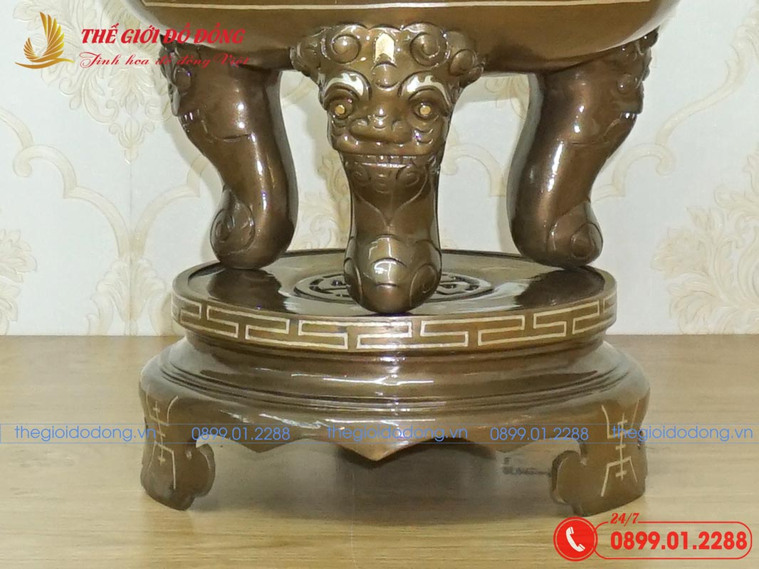dinh-dong-tho-cung-kham-long-phung-dong-do-cao-60cm-4 đỉnh đồng thờ cúng khảm long phụng đồng đỏ cao 60cm-04