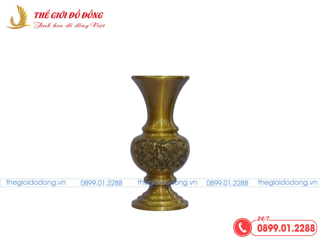 binh-hoa-vang-dam-01 bình hoa vàng đậm cao 25cm - 01