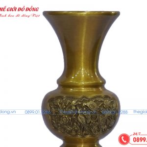 bình hoa vàng đậm cao 25cm - 07