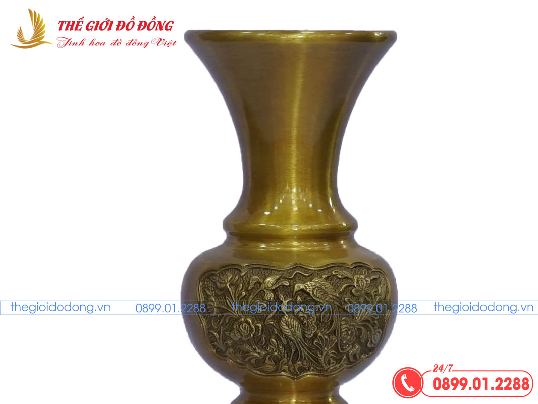 binh-hoa-vang-dam-07 bình hoa vàng đậm cao 25cm - 07