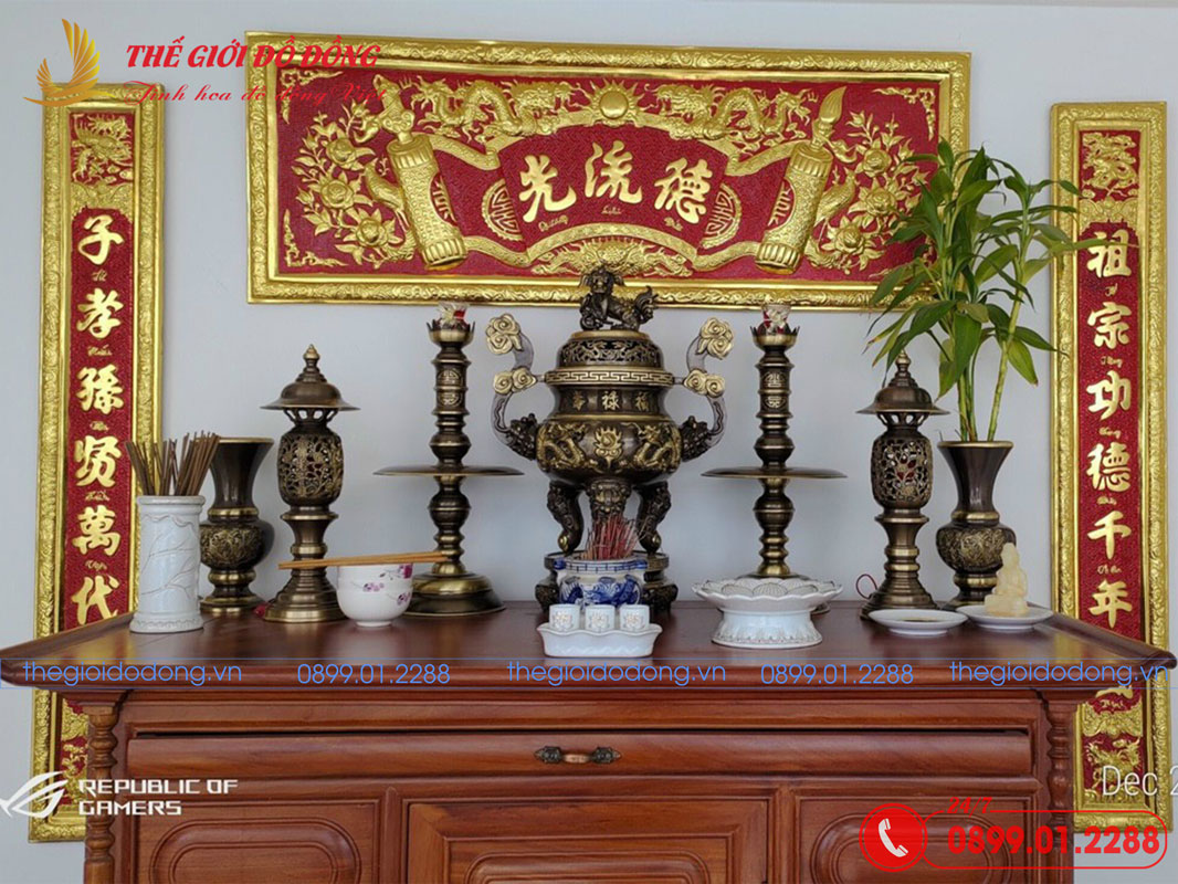 bo-dai-tu-nen-do-dat-vang-co-1,55m-01 bộ đại tự nền đỏ dát vàng - 01