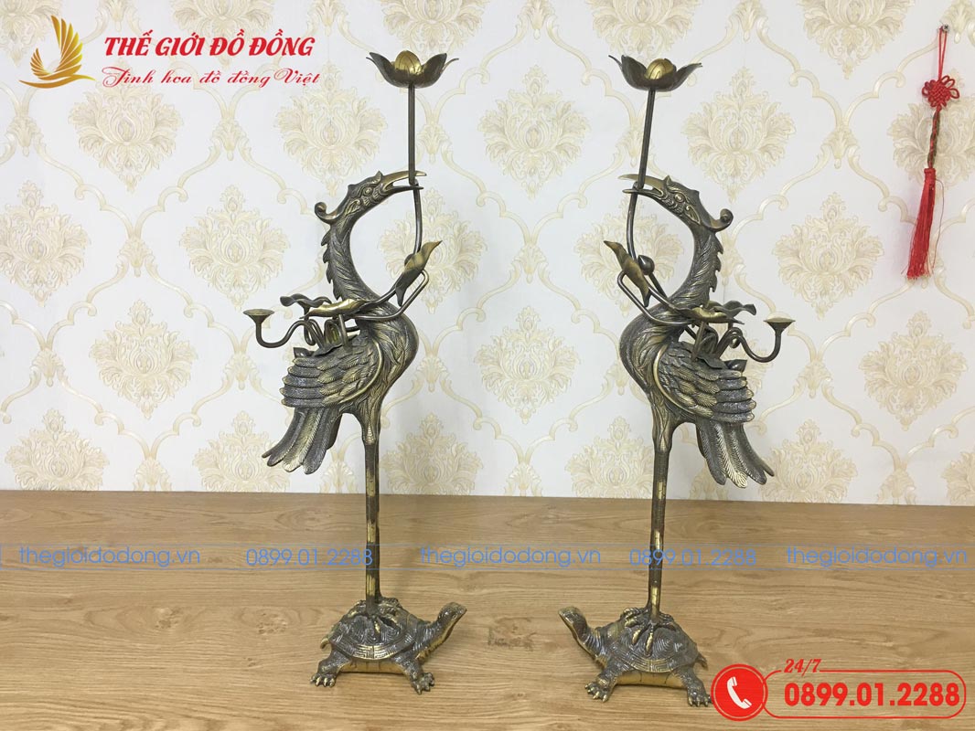 doi-hac-tho-cung-mau-xanh-cao-cao-60cm-02 đôi hạc thờ cúng màu xanh cạo cao 60cm - 02
