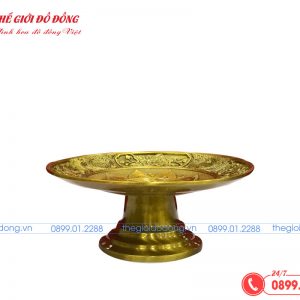 mâm bồng vàng đậm - 01