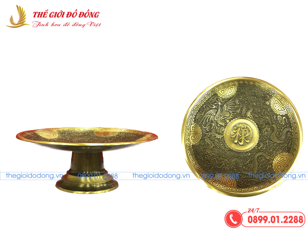 mâm rồng chữ lộc - 01