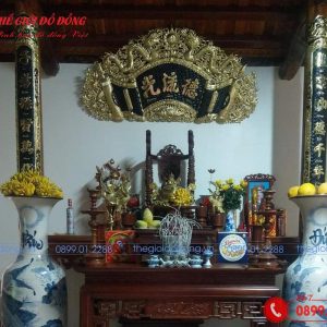 bộ cuốn thư câu đối nền đen 1m55 - 01