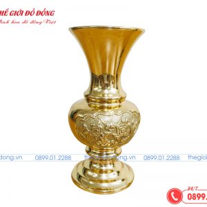 lọ hoa vàng bóng - 02