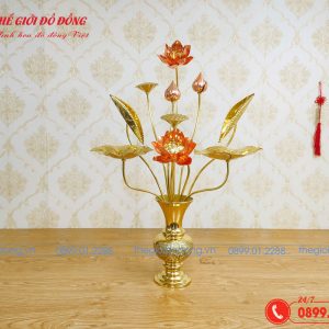 lọ hoa vàng bóng - 03