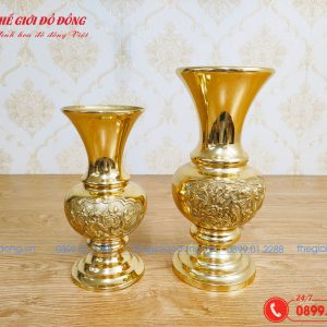 lọ hoa vàng bóng - 06