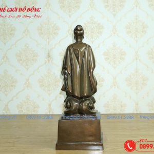 tượng Trần Hưng Đạo khảm tam khí cao 50cm - 02