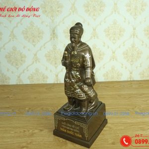 tượng Trần Hưng Đạo khảm tam khí cao 50cm - 04