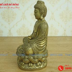 tượng phật a di đà cao 30cm - 10